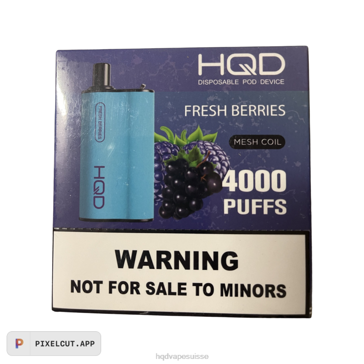 F6PN102 HQD BOX 4000 bouffées - HQD online baies fraîches