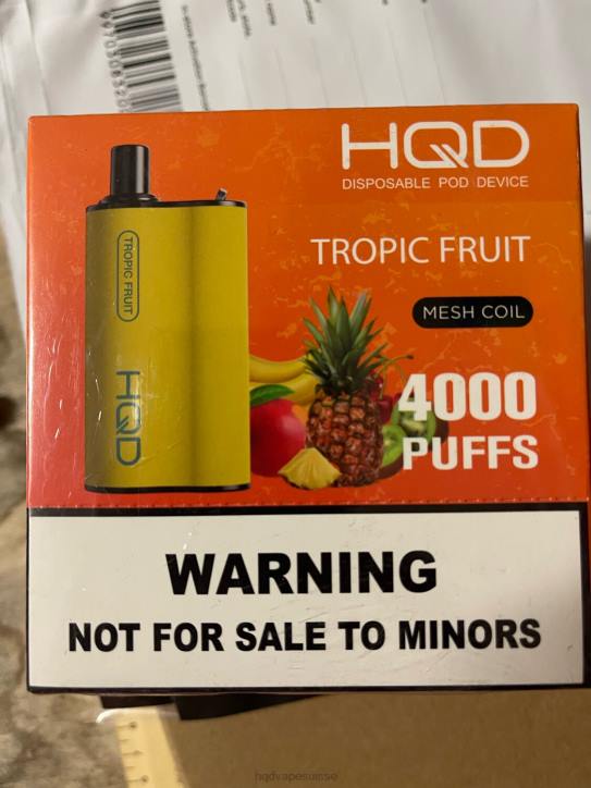 F6PN105 HQD BOX 4000 bouffées - HQD vapes for sale fruit tropique