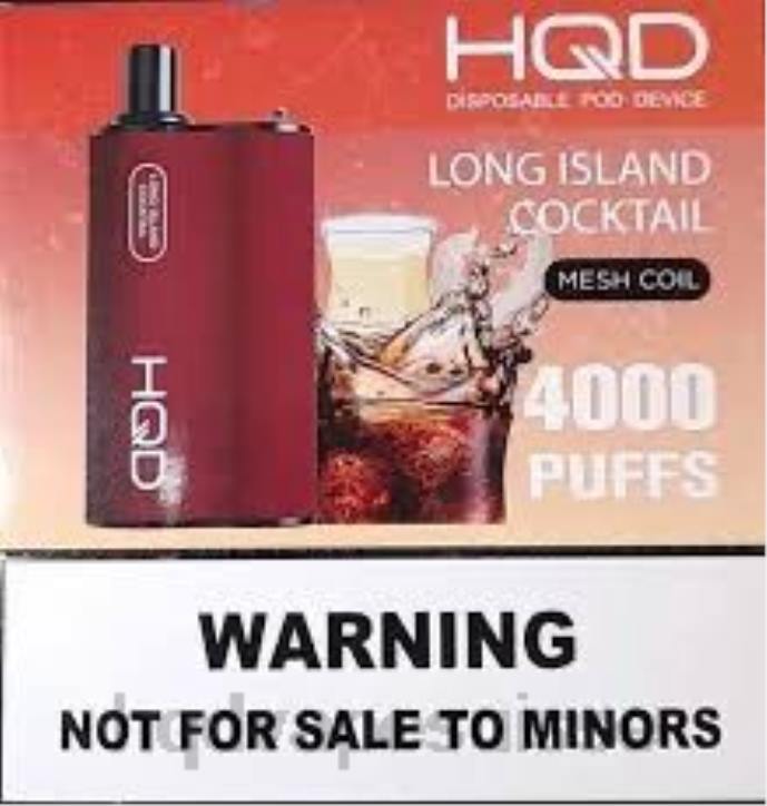 F6PN114 HQD BOX 4000 bouffées - HQD vape Zurich cocktail de longue île