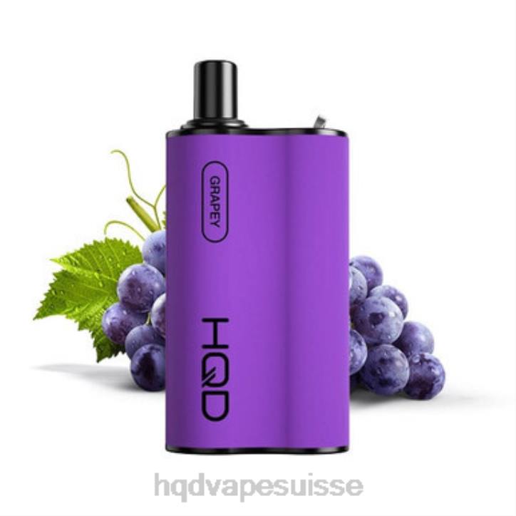 F6PN93 HQD BOX 4000 bouffées - HQD vape flavors raisin