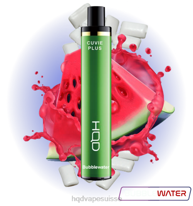 F6PN119 HQD CUVIE PLUS 1200 bouffées - HQD prix eau bouillonnante
