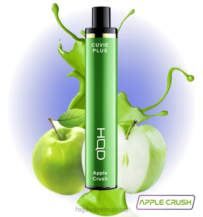 F6PN125 HQD CUVIE PLUS 1200 bouffées - HQD vapes for sale pomme écrasée