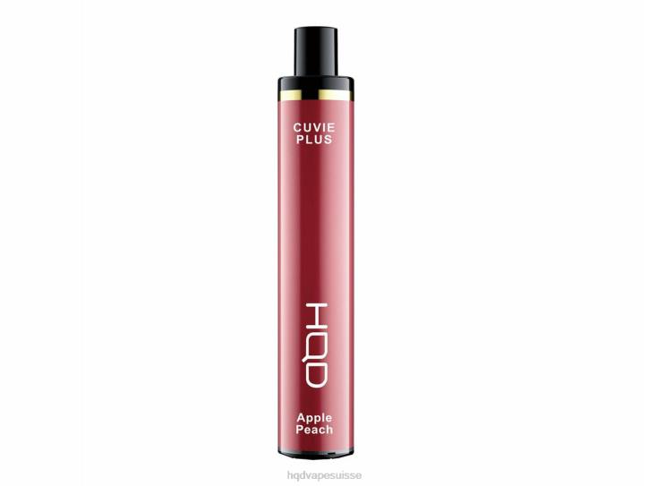 F6PN127 HQD CUVIE PLUS vape jetable - HQD vape store pêche aux pommes