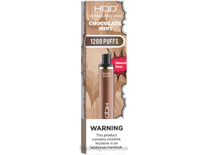 F6PN153 HQD CUVIE PLUS vape jetable - HQD vape flavors menthe chocolat