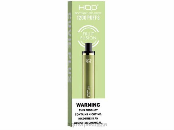 F6PN166 HQD CUVIE PLUS vape jetable - HQD vape avis fusion de fruits