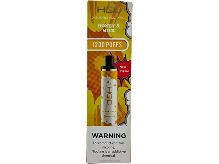 F6PN173 HQD CUVIE PLUS jetable - HQD vape flavors du miel et du lait
