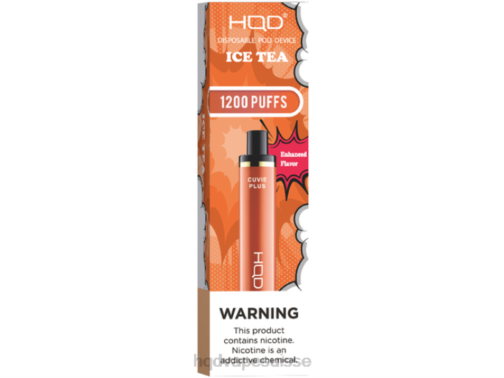 F6PN203 HQD CUVIE PLUS vape jetable - HQD vape flavors thé glacé