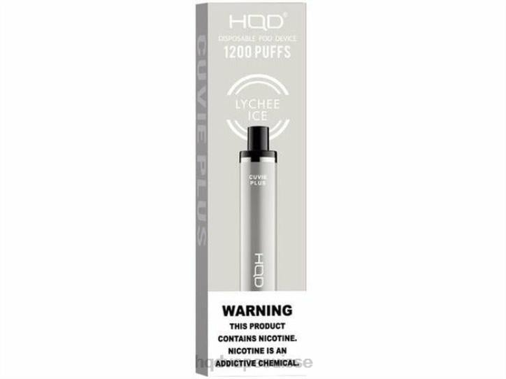 F6PN213 HQD CUVIE PLUS vape jetable - HQD vape flavors glace au litchi