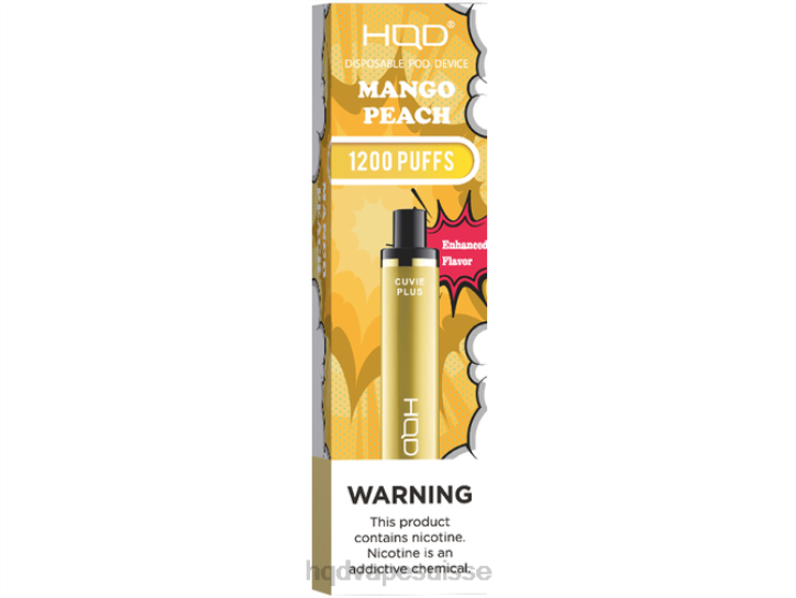 F6PN217 HQD CUVIE PLUS vape jetable - HQD vape store pêche à la mangue