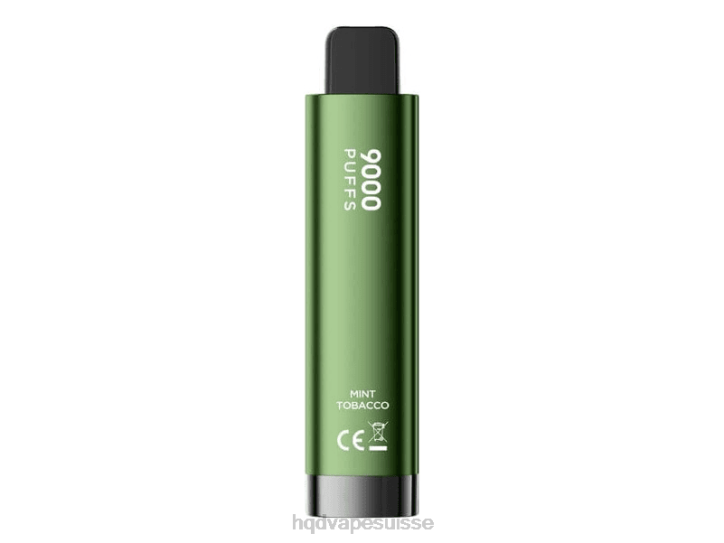 F6PN221 HQD CUVIE PLUS 2.0 jetable - HQD vape Genève tabac à la menthe