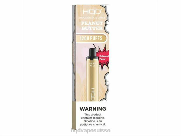 F6PN231 HQD CUVIE PLUS vape jetable - HQD vape Genève beurre d\'arachide
