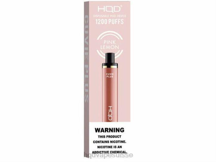 F6PN237 HQD CUVIE PLUS vape jetable - HQD vape store citron rose