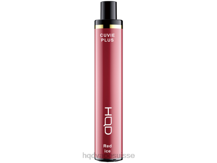 F6PN246 HQD CUVIE PLUS jetable - HQD vape avis glace rouge
