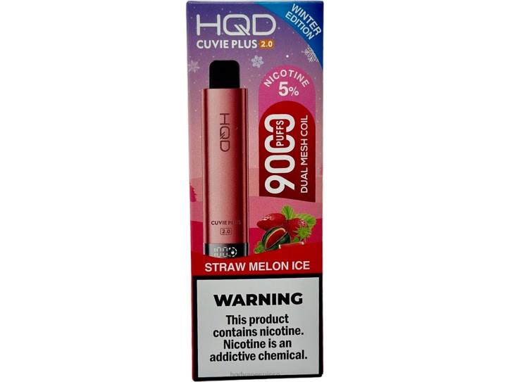 F6PN251 HQD CUVIE PLUS 2.0 (édition hiver) - HQD vape Genève glace au melon et à la paille