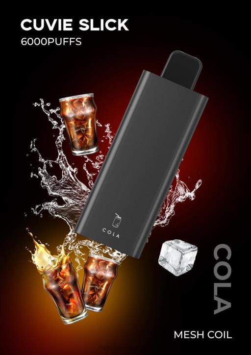 F6PN25 HQD CUVIE SLICK 6000 bouffées - HQD vapes for sale cola lisse