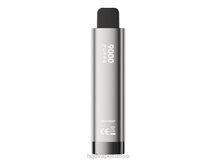 F6PN287 HQD CUVIE 9000 PUFFS jetable - HQD vape store menthe céleste
