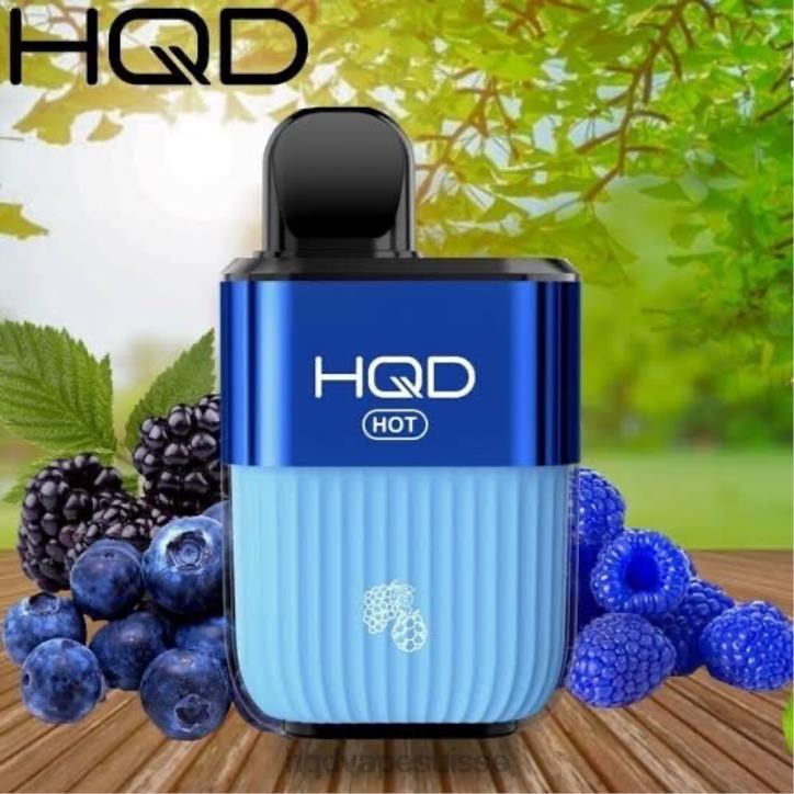 F6PN68 HQD HOT 5000 bouffées - HQD vape flavours baies fraîches