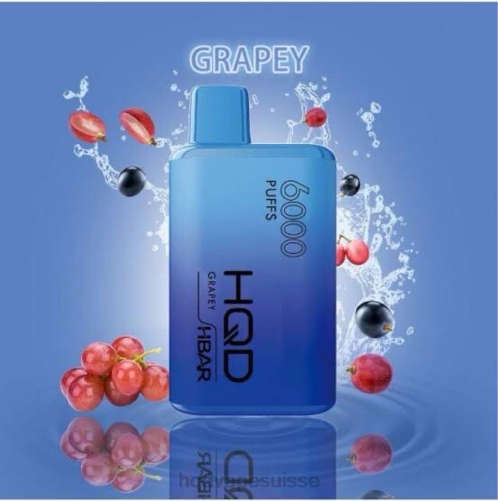 F6PN42 HQD HBAR 6000 bouffées - HQD online raisin