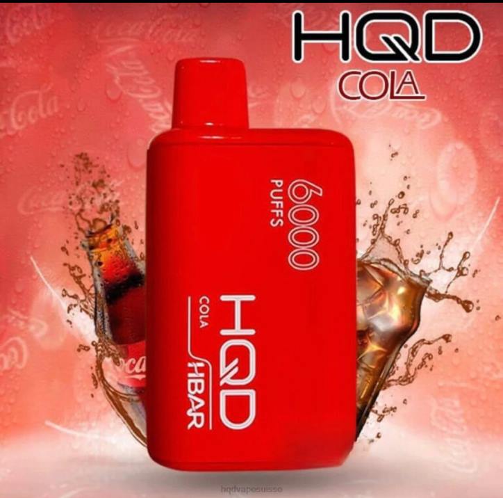 F6PN46 HQD HBAR 6000 bouffées - HQD vape avis Cola