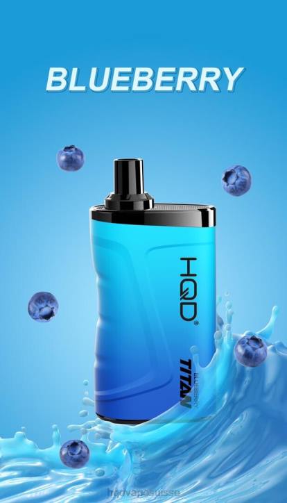 F6PN5 HQD TITAN 7000 bouffées - HQD vapes for sale myrtille